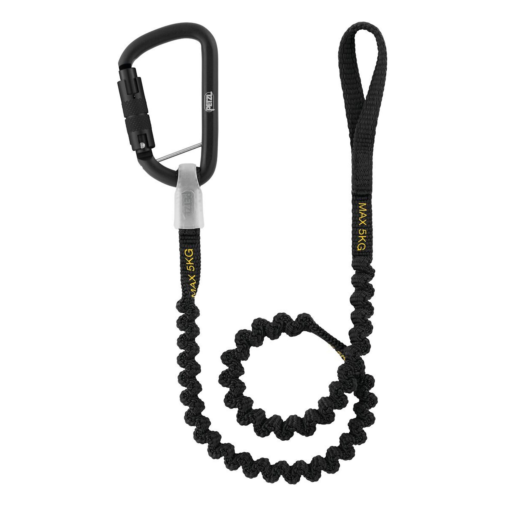 Petzl TOOLEASH Extendable Drop-Prevention Tool Tether - 120cm Length, High-Strength Elastic, Model# S049AA00